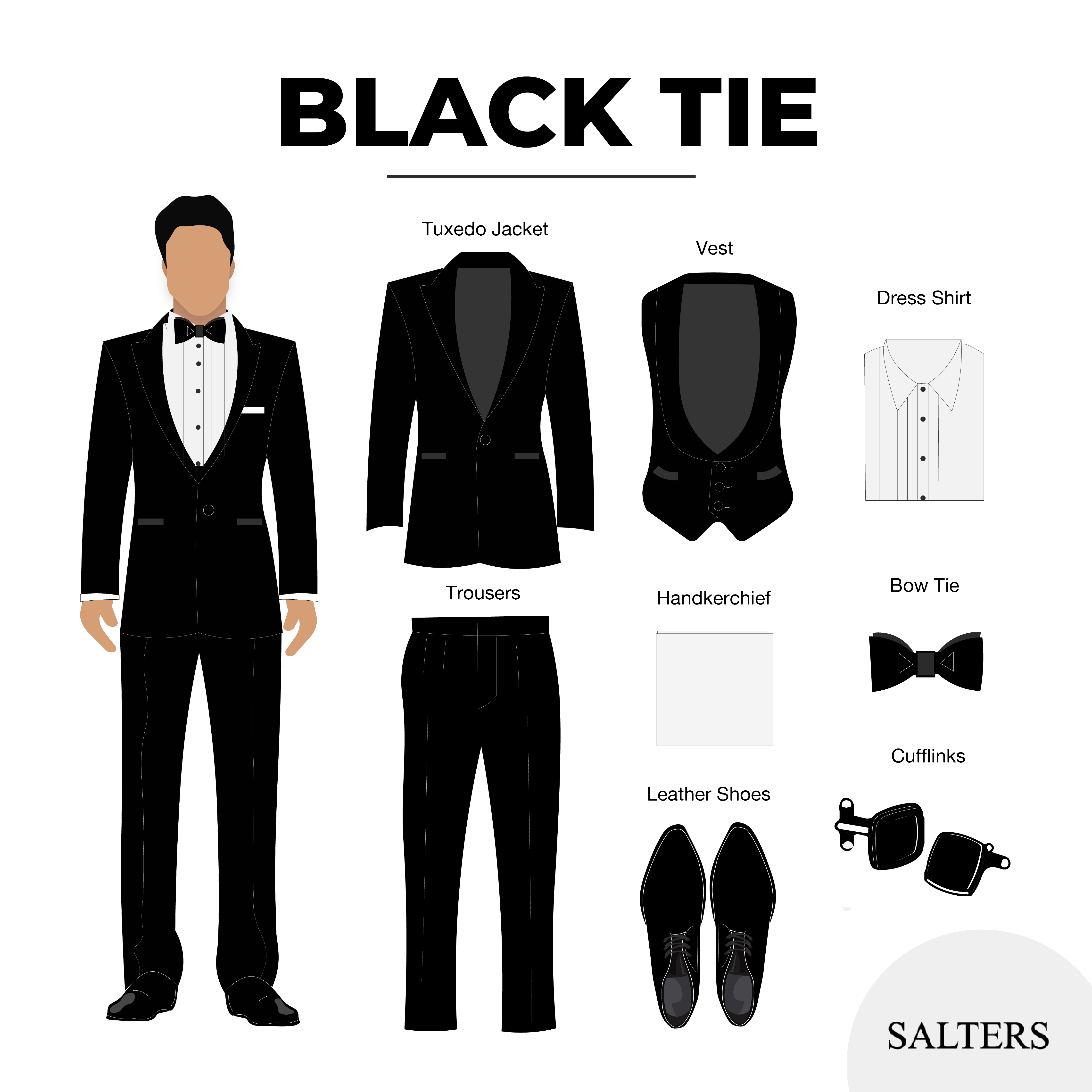 How To Wear A Dinner Jacket & Black Tie Guide 